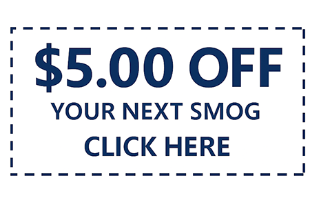 Smog and DMV savings coupon